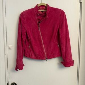 Barbie Pink Leather Jacket Modern Style